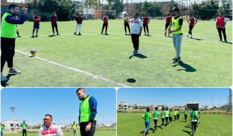 كلية التربية البدنية وعلوم الرياضة تنظم محاضرة عملية عن مهارات حارس مرمى كرة القدم