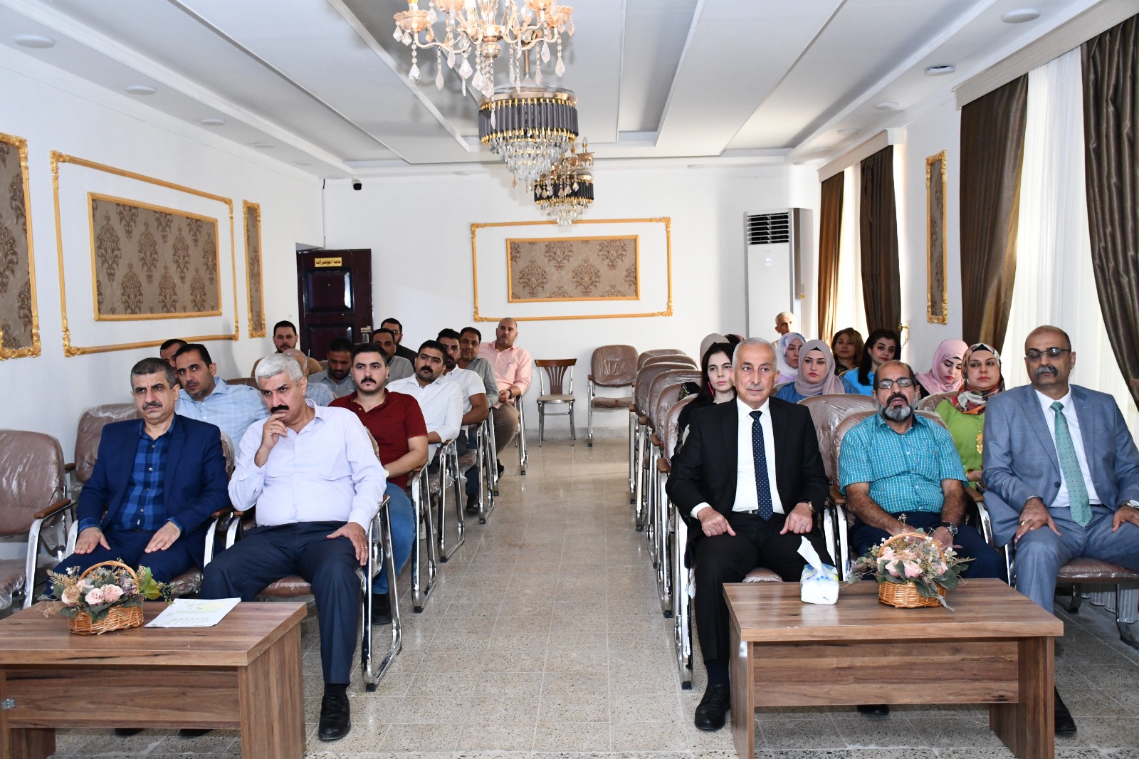 كلية الزراعة/الحويجة تقيم محاضرة علمية حول الاسباب العلمية لحدوث الزلزال