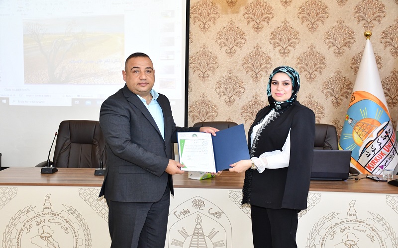 كلية الزراعة/الحويجة تقيم محاضرة علمية حول استراتيجيات التكيف مع التغير المناخي