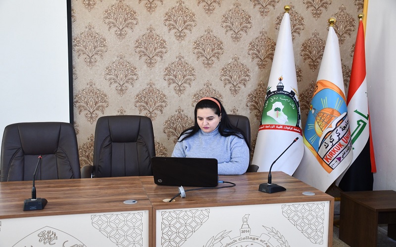 كلية الزراعة/الحويجة تقيم محاضرة حول التمكين الأداري للمرأة