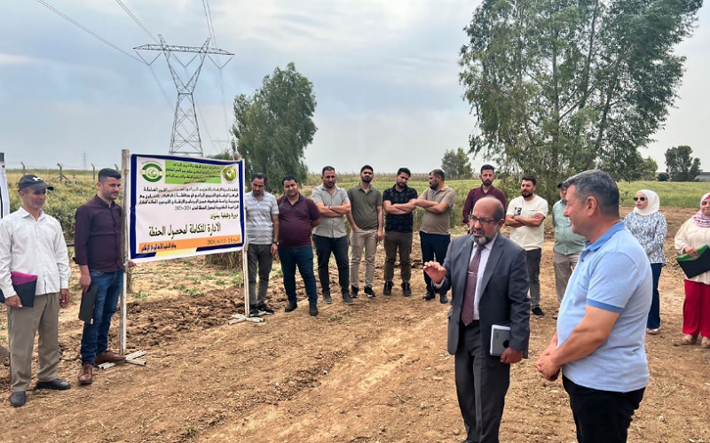  كلية الزراعة/الحويجة تختتم دورة تدريبية ميدانية عن الادارة المتكاملة لمحصول الحنطة