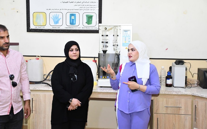 كلية الزراعة/الحويجة تنظم محاضرة علمية ميدانية لطلبتها في إطار نشاط التدريب الصيفي