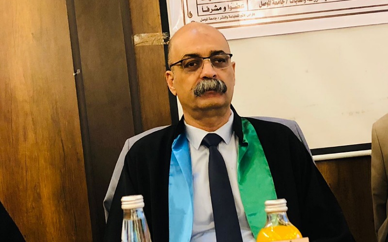 الأستاذ المساعد الدكتور عامر نجات نجم الدين يشارك في مناقشة رسالة ماجستير حول تقنيات زراعية متقدمة في جامعة الموصل