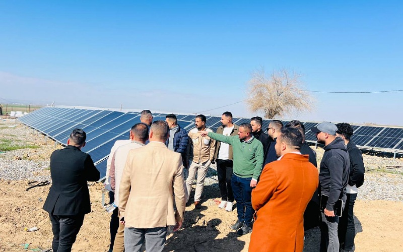 Third-Year Evening Study Students Participate in a Scientific Trip on Irrigation Systems and Solar Energy
