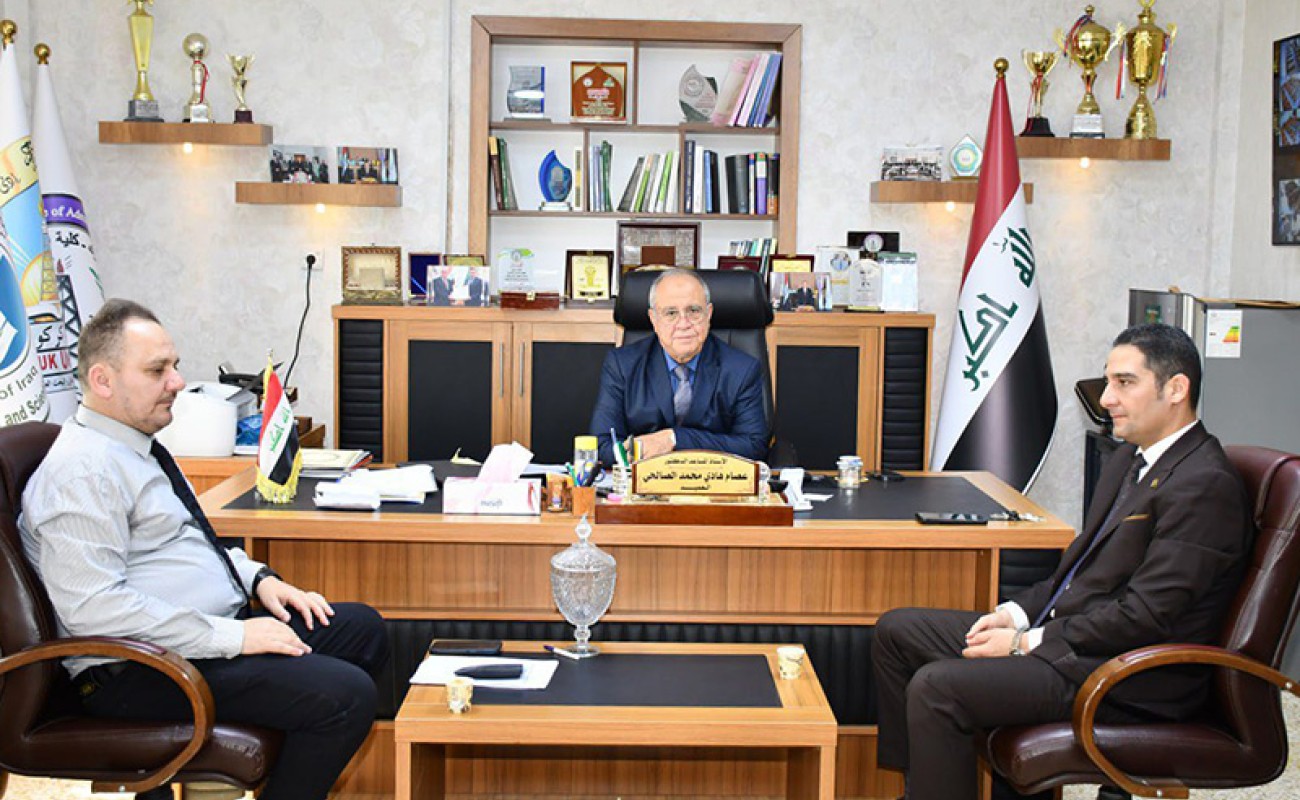 كلية الإدارة والاقتصاد تستقبل لجنة الدعم الفني