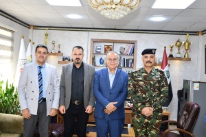 كلية الإدارة والاقتصاد بجامعة كركوك تستقبل وفد قسم مكافحة المتفجرات لتعزيز التوعية الأمنية
