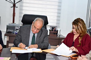 توقيع عقد توأمة بين جامعتي كركوك والكتاب لتعزيز التعاون العلمي
