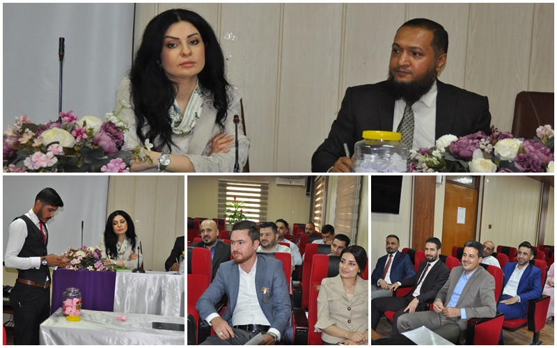 توزيع بحوث التخرج لقسم ادارة الاعمال عن طريقة القرعة 