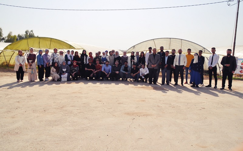 سفره علميه إلى حقول كليه الزراعه - جامعه كركوك