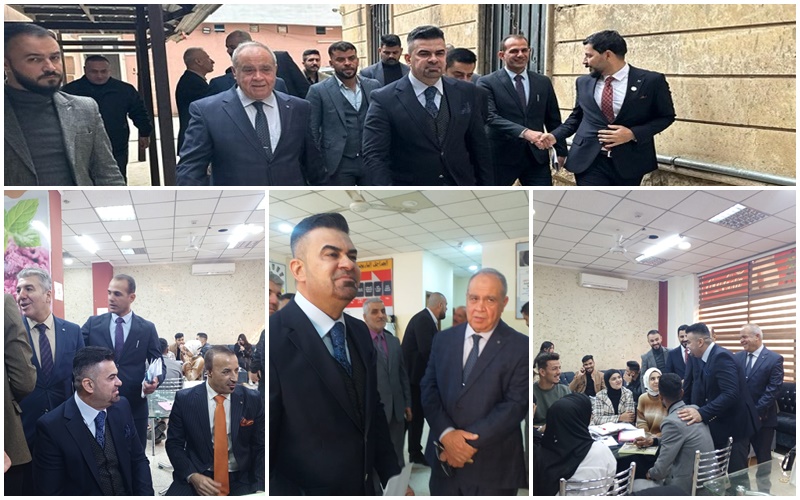 زيارة رئيس جامعة كركوك الى كلية الادارة والاقتصاد