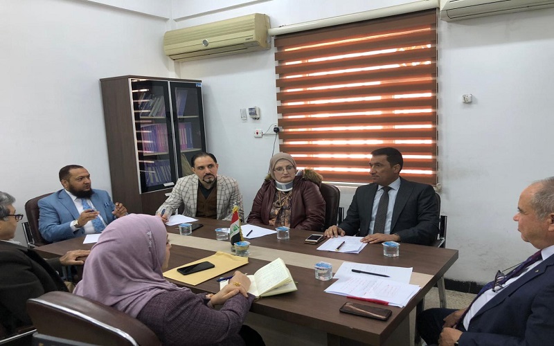 اجتماع لهيئة تحرير مجلة كلية الادارة والاقتصاد