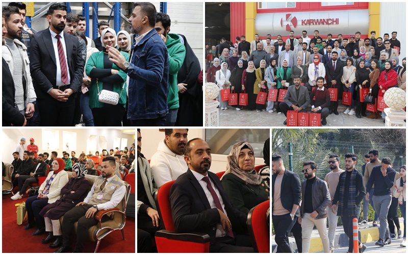 زيارة علمية لقسم الاقتصاد الى شركة الكرونجي