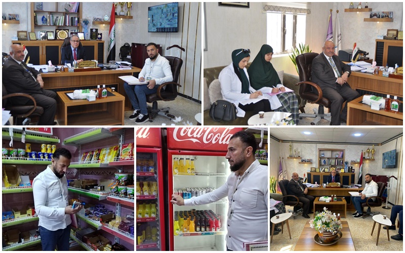  زيارة مركز التآخي الصحي كليتنا لغرض تعزيز حملة الكشف البيئي والمؤلف من السادة 