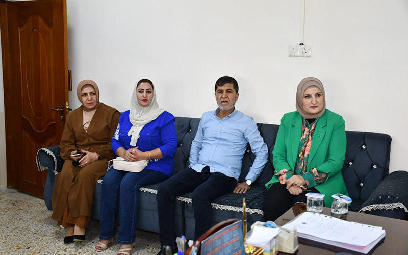 وفد كلية الإدارة والاقتصاد في زيارة إنسانية إلى دار الأيتام لتعزيز الدعم والرعاية