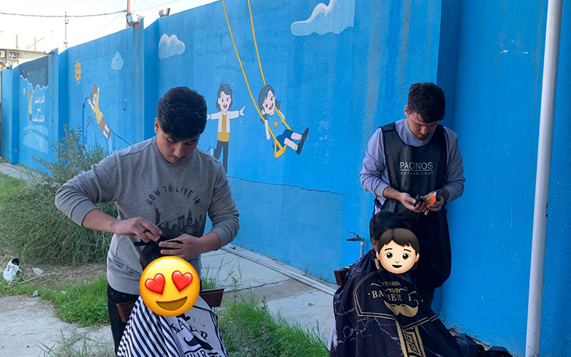 حملة تطوعية لزيارة دار الايتام