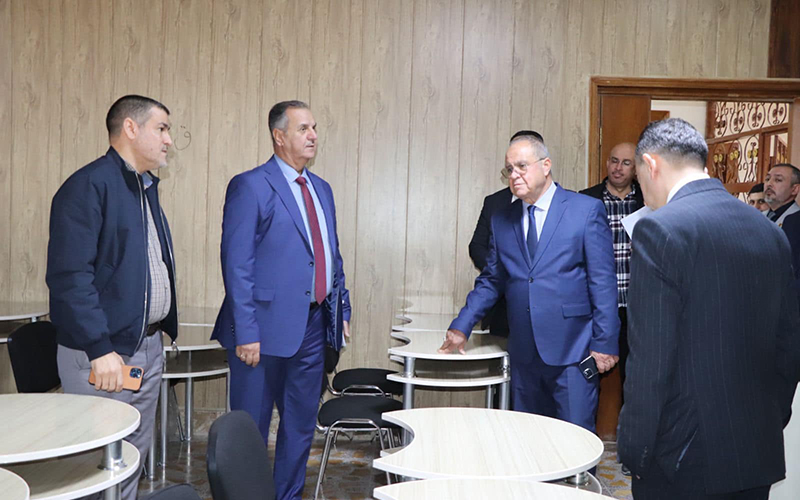 زيارة تفقدية لوفد لجنة عمداء كليات الإدارة والاقتصاد بمشاركة السيد العميد إلى جامعة تكريت لمتابعة استحداث قسم الاقتصاد الرقمي