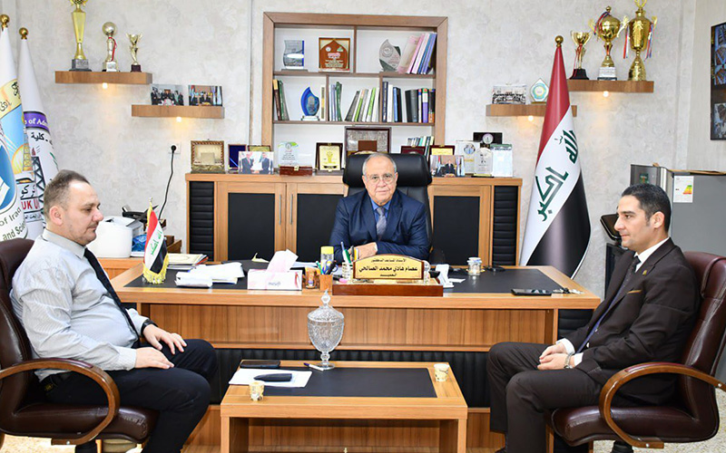 كلية الإدارة والاقتصاد تستقبل لجنة الدعم الفني