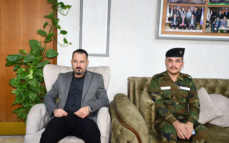 كلية الإدارة والاقتصاد بجامعة كركوك تستقبل وفد قسم مكافحة المتفجرات لتعزيز التوعية الأمنية