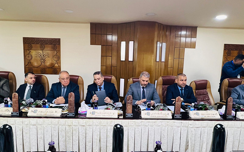 مشاركة عميد كلية الإدارة والاقتصاد في اجتماع الجلسة الخامسة للجنة عمداء كليات الإدارة والاقتصاد في جامعة بابل