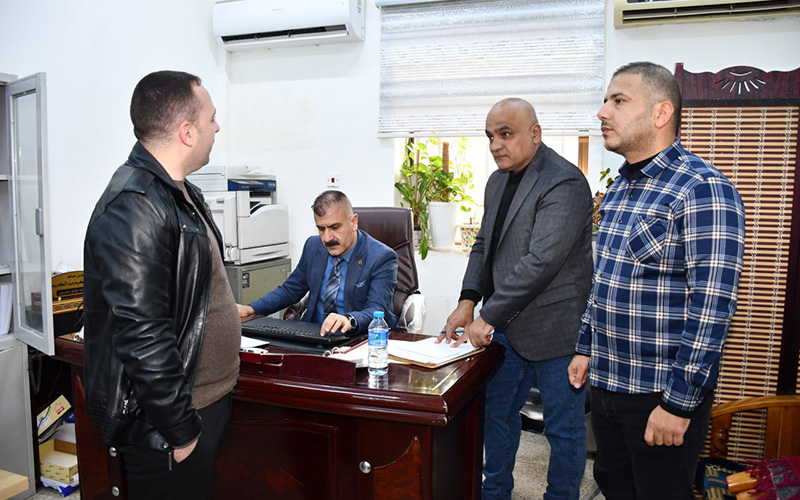 زيارة لجنة التسجيل وشؤون الطلبة إلى كلية الإدارة والاقتصاد