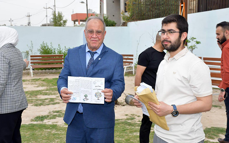 يوم التشجير الوطني في كلية الإدارة والاقتصاد – جامعة كركوك