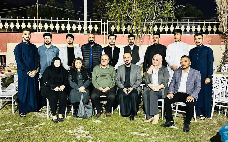 زيارة وفد من كلية الادارة والاقتصاد الى دار المُسنين