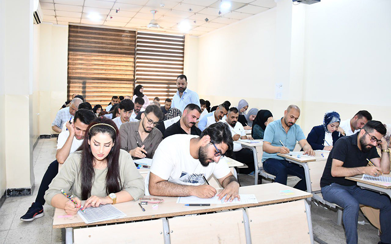 استمرار الامتحانات النهائية في كلية الإدارة والاقتصاد – جامعة كركوك