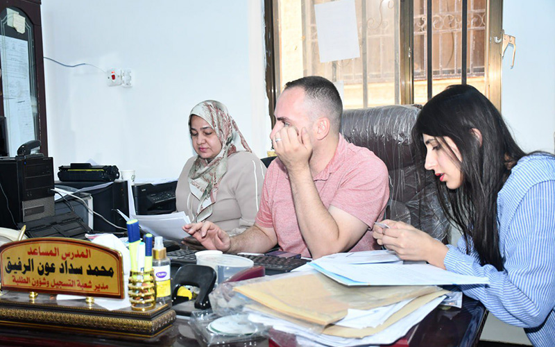 افتتاح مركز تسجيل خريجي الدراسات العليا في كلية الادارة والاقتصاد