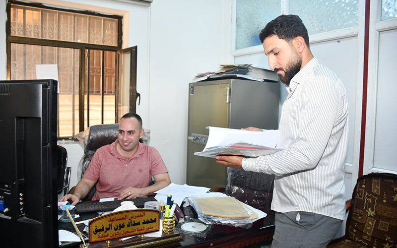 افتتاح مركز تسجيل خريجي الدراسات العليا في كلية الادارة والاقتصاد