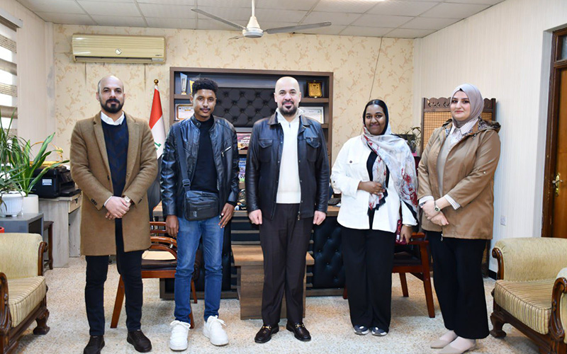 استقبال طالبين عربيين ضمن برنامج «ادرس في العراق» في كلية الإدارة والاقتصاد بجامعة كركوك