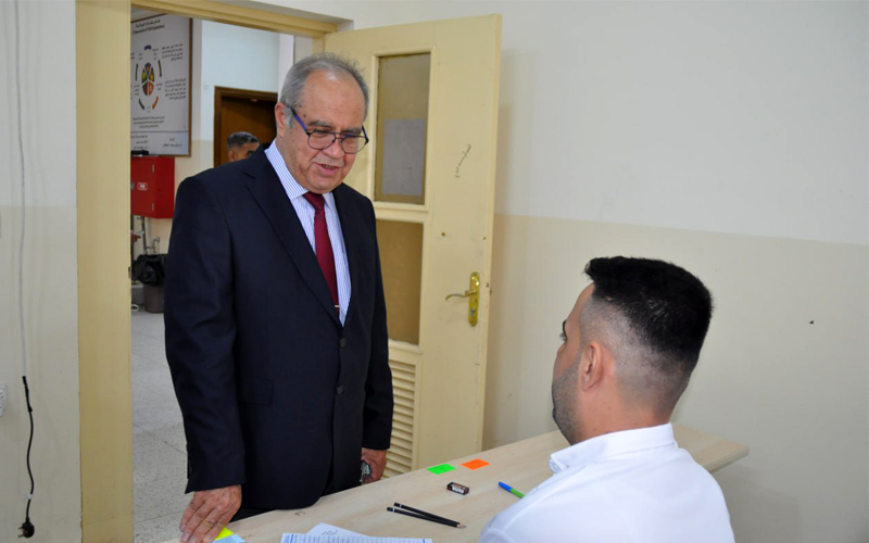 جانب من الامتحانات النهائية في كليه الإدارة والاقتصاد جامعة كركوك للعام الدراسي 2023/2024 في يومها الثاني