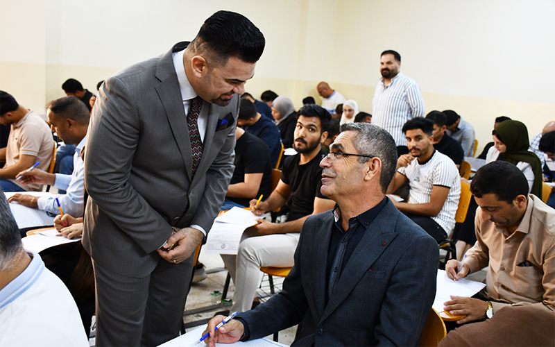 زيارة رئيس جامعة كركوك الى كلية الادارة والاقتصاد