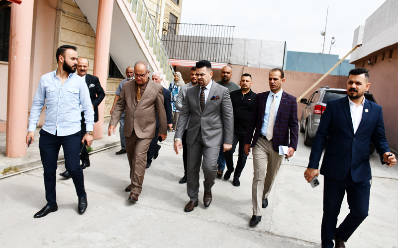 زيارة رئيس جامعة كركوك الى كلية الادارة والاقتصاد