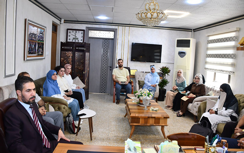 تحتفي كلية الادارة والاقتصاد في 10/9/2024 بمباشرة طلاب الماجستير