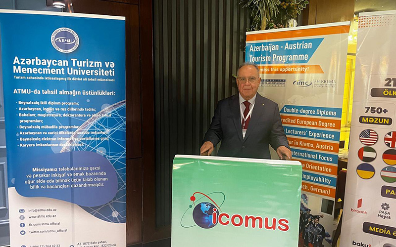 مشاركة عميد كلية الإدارة والاقتصاد في المؤتمر الدولي الحادي عشر للعلوم المتعددة – باكو