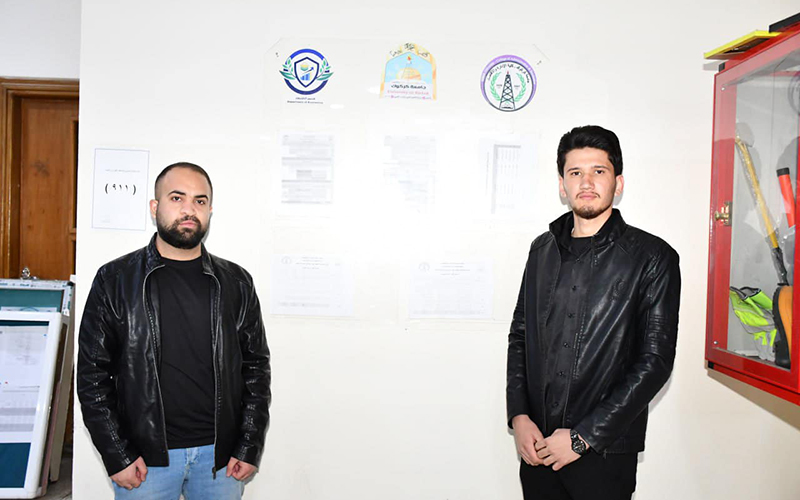 حملة تطوعية لطلبة قسم الاقتصاد