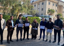 حملة توعوية في جامعة كركوك لنبذ ظاهرة الغش
