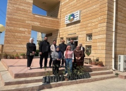 The College of Agriculture Launches Its Campaign to Plant Trees at Government Departments in Kirkuk Province.