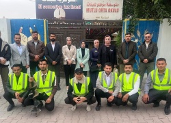 The College of Agriculture Organizes a Volunteer Campaign to Plant Trees at One of Kirkuk’s Schools
