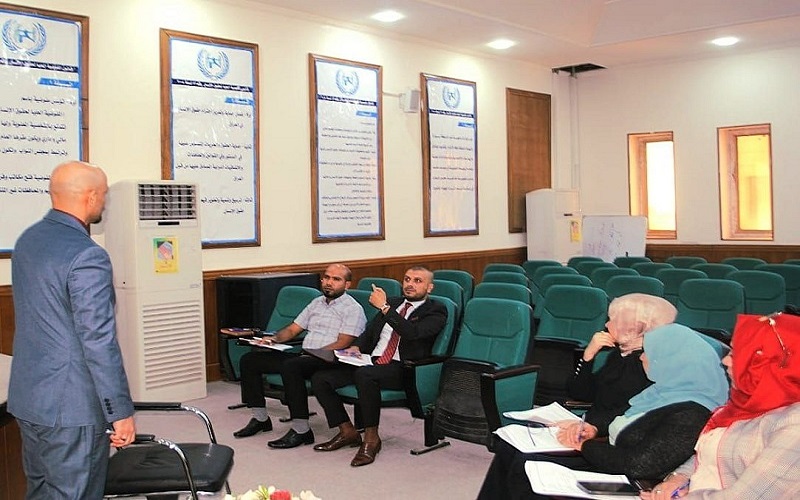 A Lecturer at the College of Agriculture participates in a consultative meeting on the National Adaptation Plan (NAP).