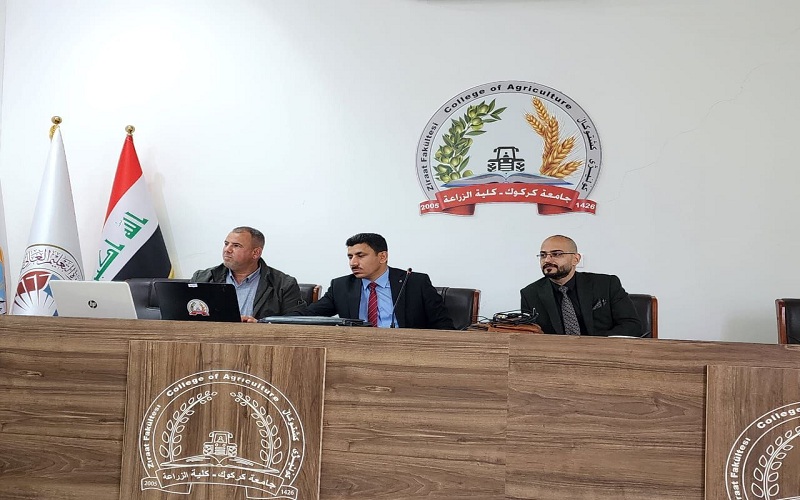 كلية الزراعة تنظم ورشة عمل عن آلية تنفيذ معايير الاعتماد البرامجي لكليات الزراعة.