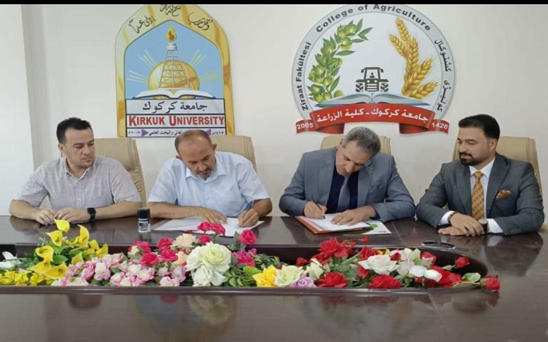 College of Agriculture at the University of Kirkuk Renews Cooperation Agreement with the Agricultural Extension and Training Center
