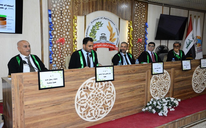 رسالة ماجستير في جامعة كركوك تناقش استخدام نمذجة التسلسل الهرمي AHP ونظم المعلومات الجغرافية GIS في تقييم ملائمة الاراضي للزراعة