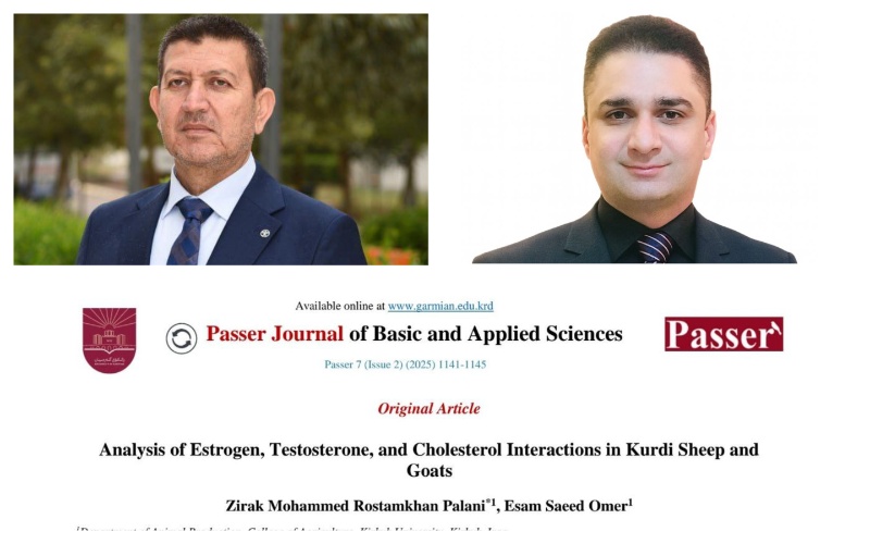 تدريسيان من جامعة كركوك ينشران بحثا في مجلة PASSER Journal