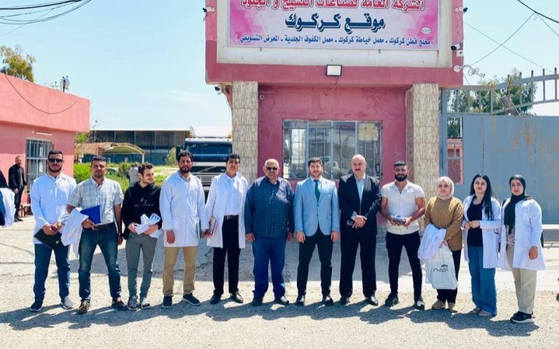 قسم المحاصيل الحقلية في كلية الزراعة جامعة كركوك ينظم زيارة علمية لطلبته