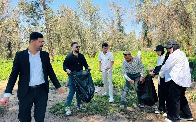جامعة كركوك تساهم في الحفاظ على البيئة