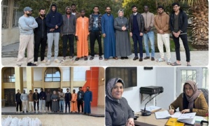 شعبة العمل التطوعي توزّع وجبة عشاء وسلّة غذائية لطلبة الدراسات الأجانب في الأقسام الداخلية