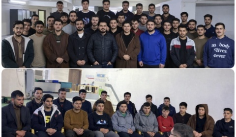 محاضرة توعوية في مجمع قسم الجاحظ لطلاب الأقسام الداخلية