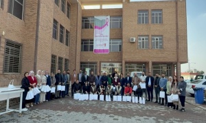 جامعة كركوك تنظم زيارة ميدانية إلى مركز الاورام 