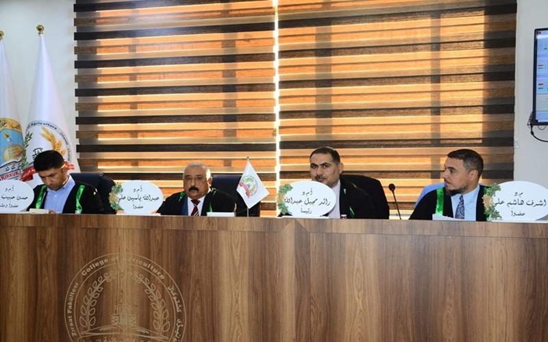 جامعة كركوك تناقش تأثير مسافات الزراعة ومصادر النتروجين في الدخن اللؤلؤي